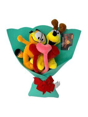 Garfield Odie Plush Bouquet Nickelodeon Valentines Day Plush‎ Gift